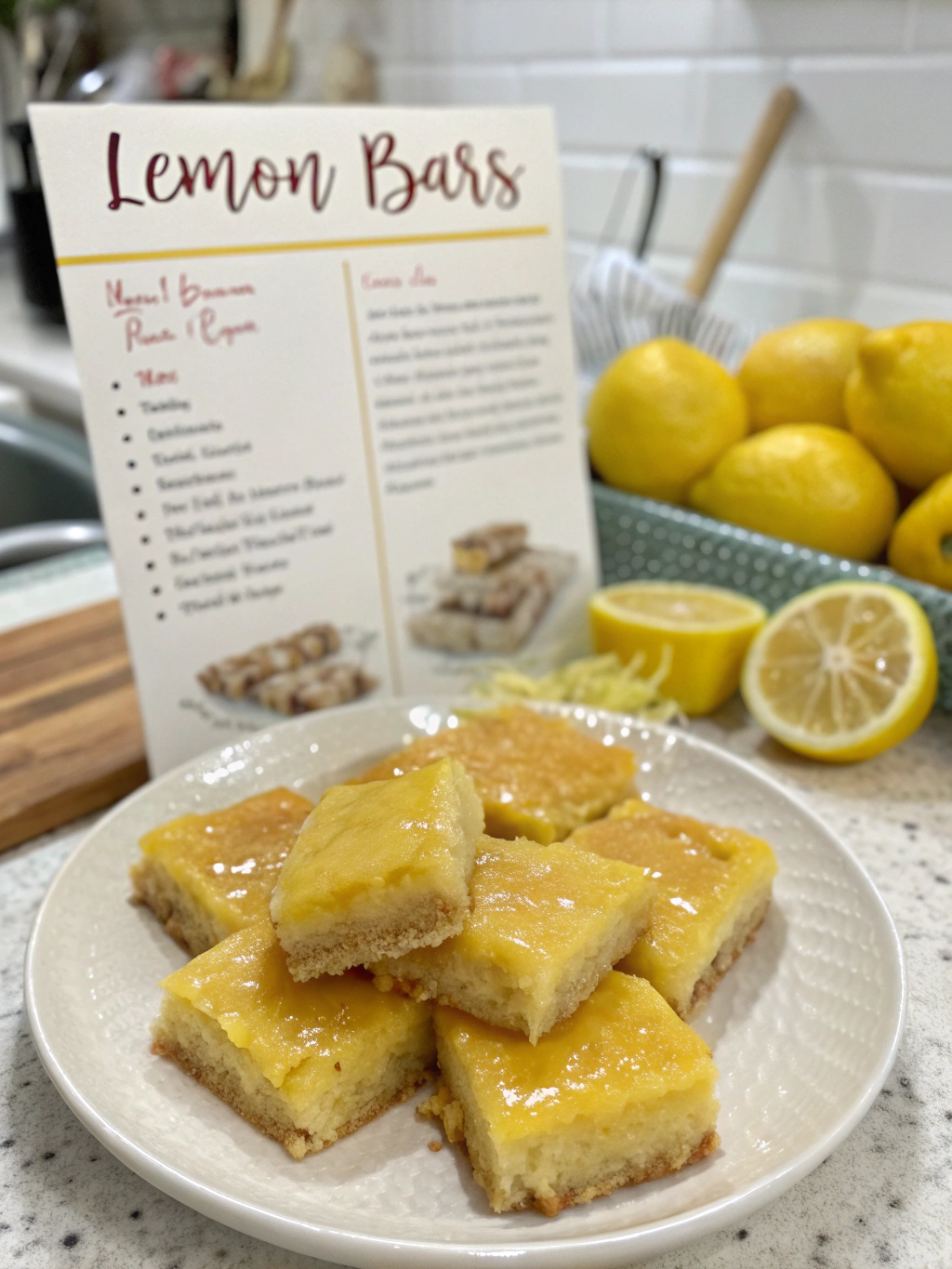 10-Minute No-Crust Lemon Bars (So Easy!)