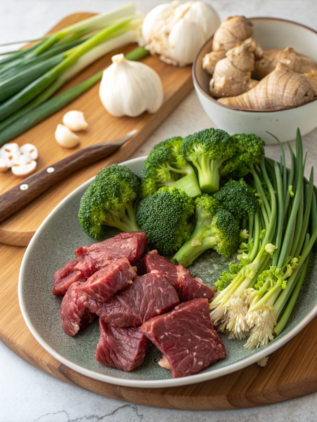 Beef and Broccoli Ingredients