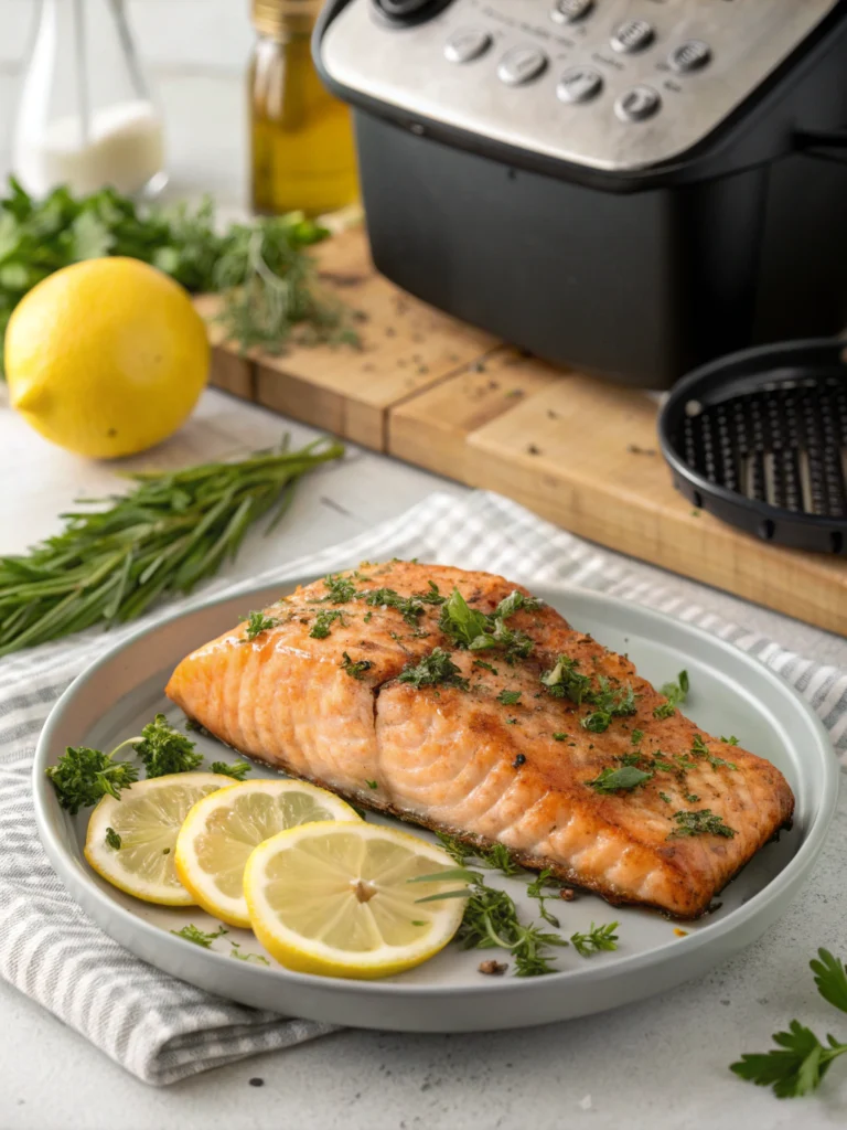 18-Minute Air Fryer Salmon (Restaurant Quality)