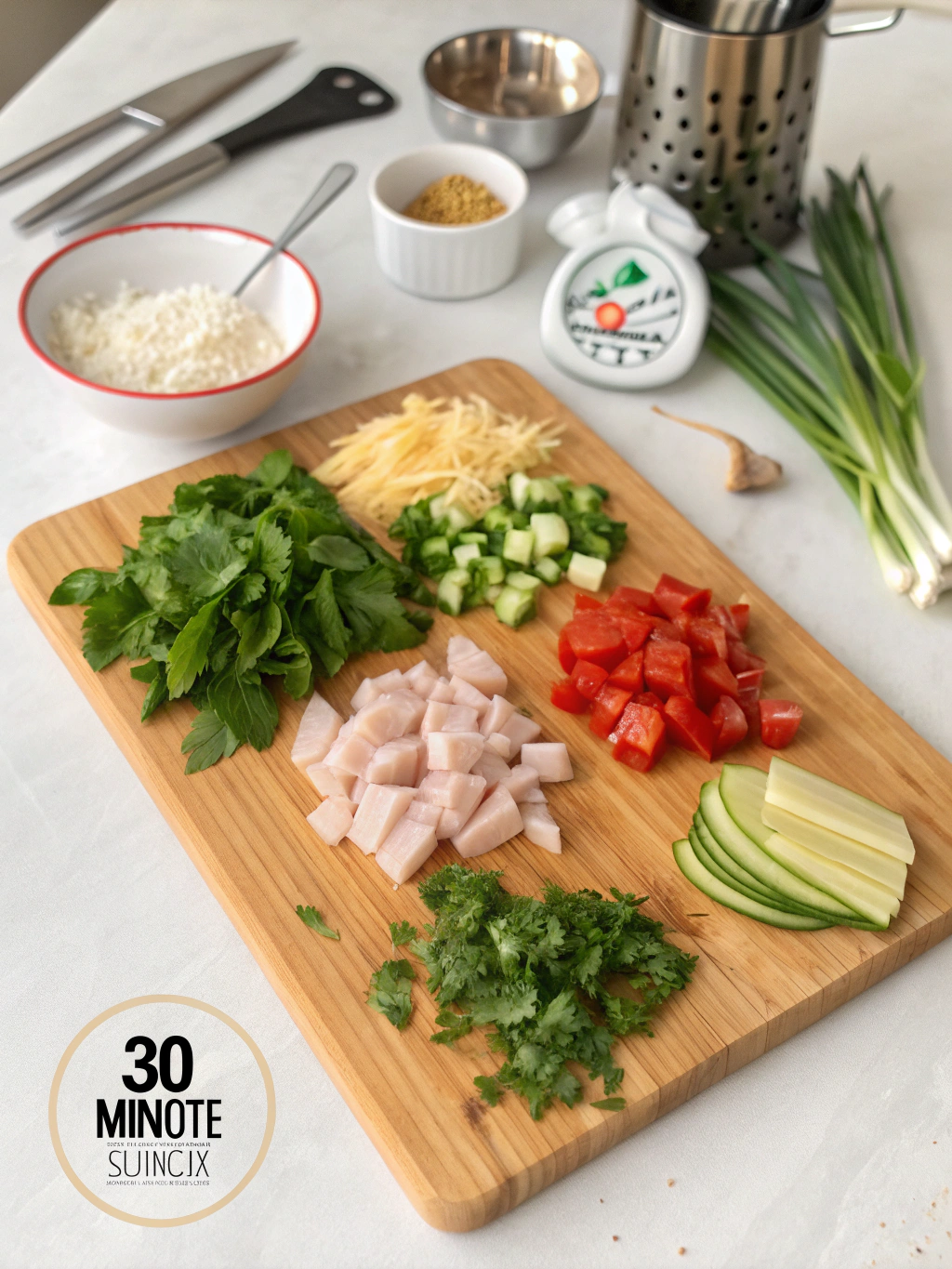 Ingredients for 30 minute dinners