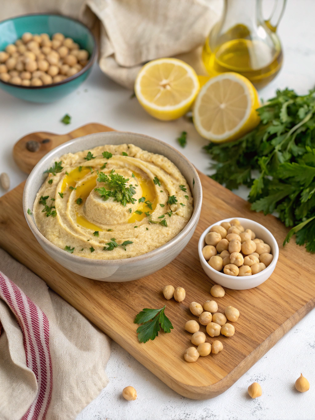 5-Minute Creamy Homemade Hummus (Better Than Store-Bought)