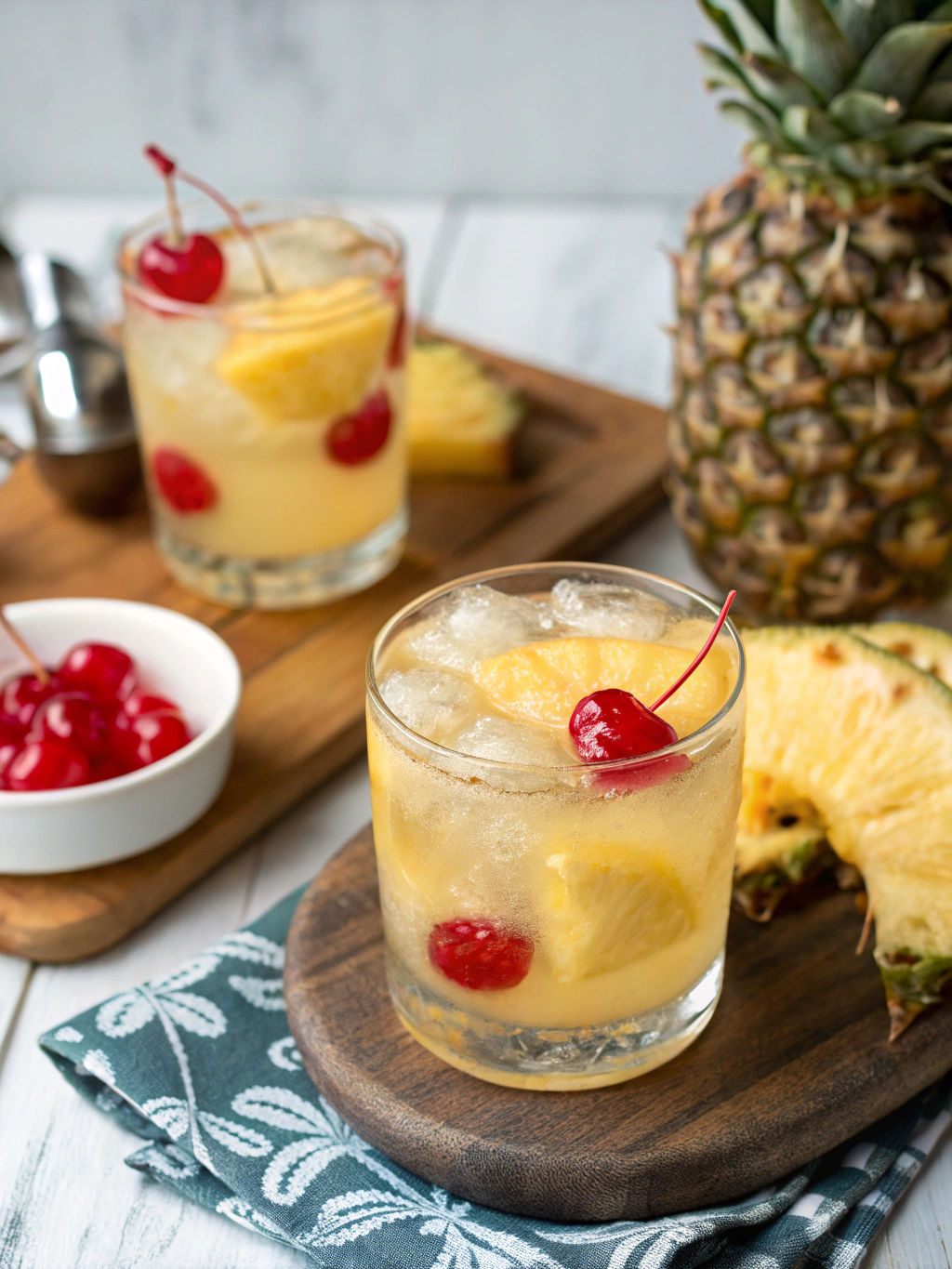 5-Minute Pineapple Upside-Down Cake Cocktail