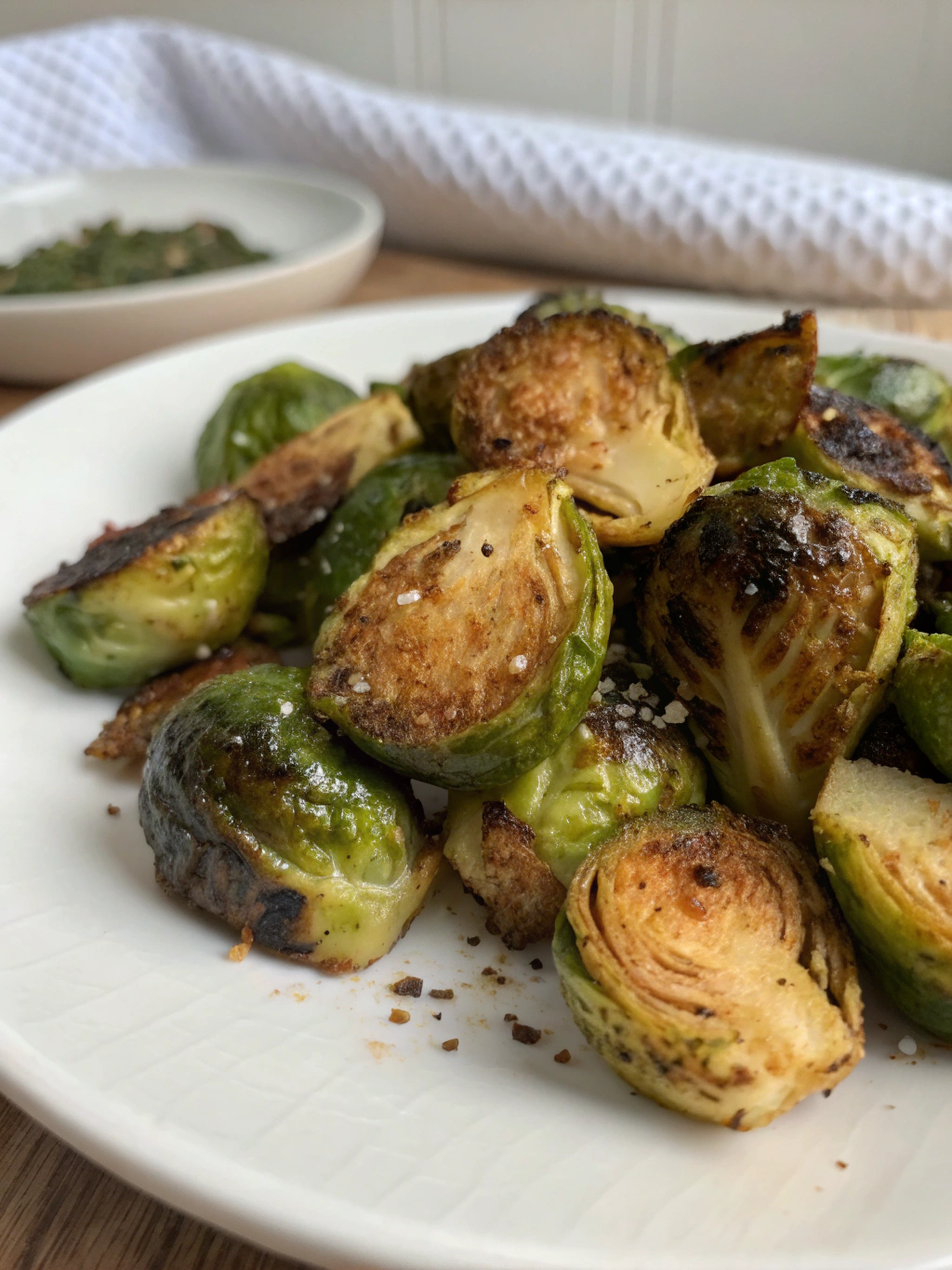 Crispy Air Fryer Brussels Sprouts in 18 Minutes