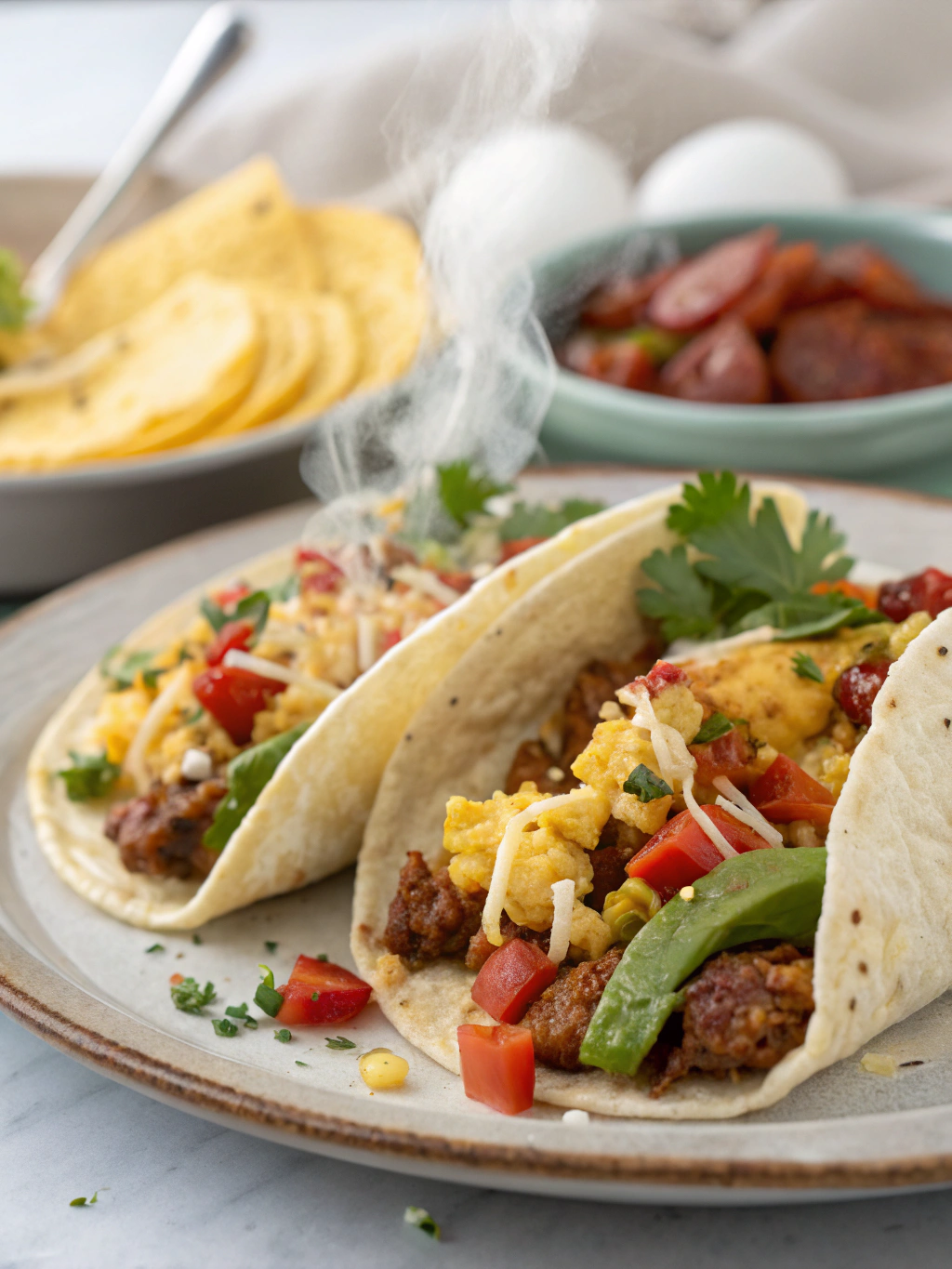 Easy 10-Minute Breakfast Tacos Recipe