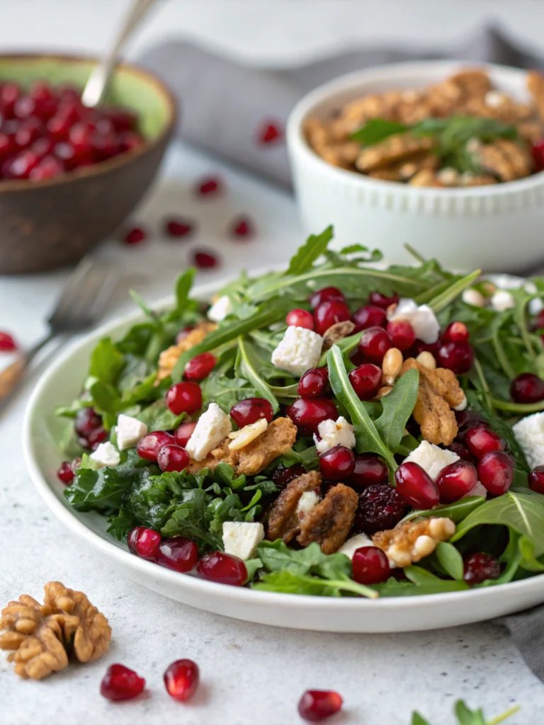 Easy 10-Minute Christmas Pomegranate Salad
