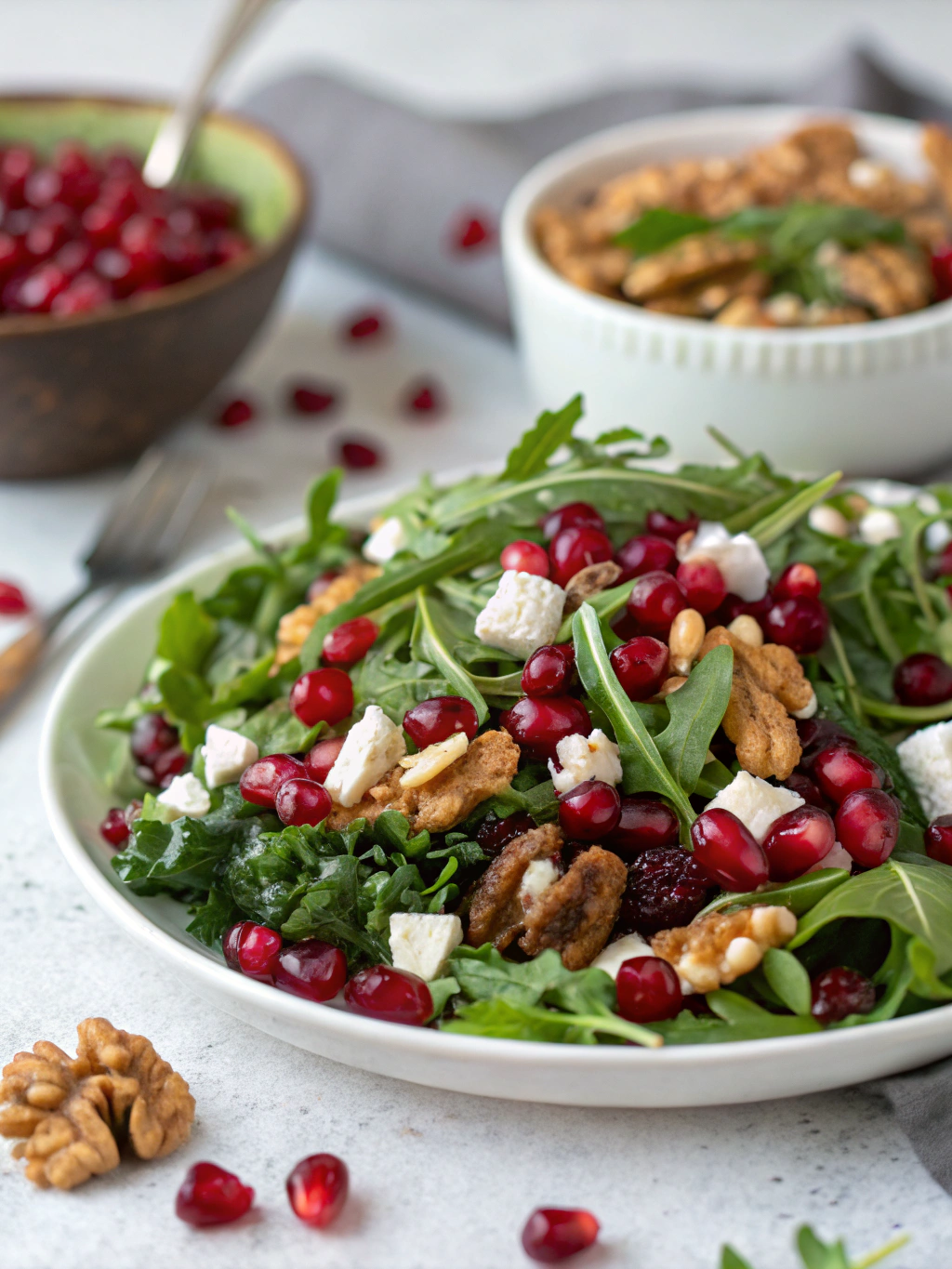 Easy 10-Minute Christmas Pomegranate Salad