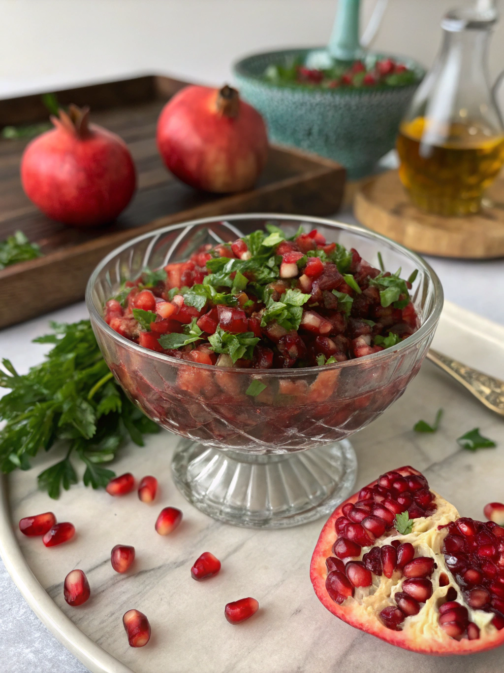 Easy 10-Minute Pomegranate Relish Recipe
