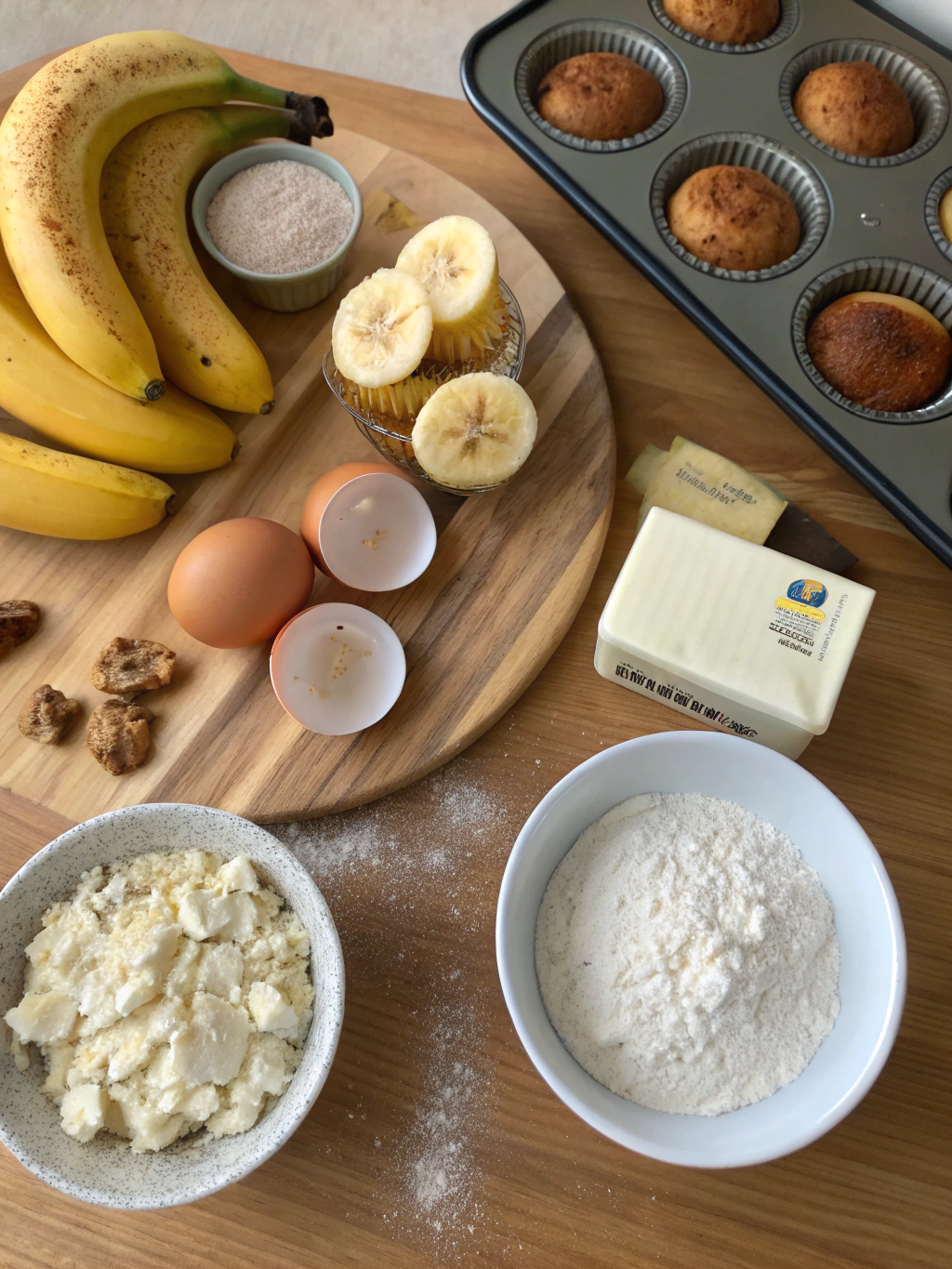 Easy 15-Minute Banana Bread Muffins Recipe