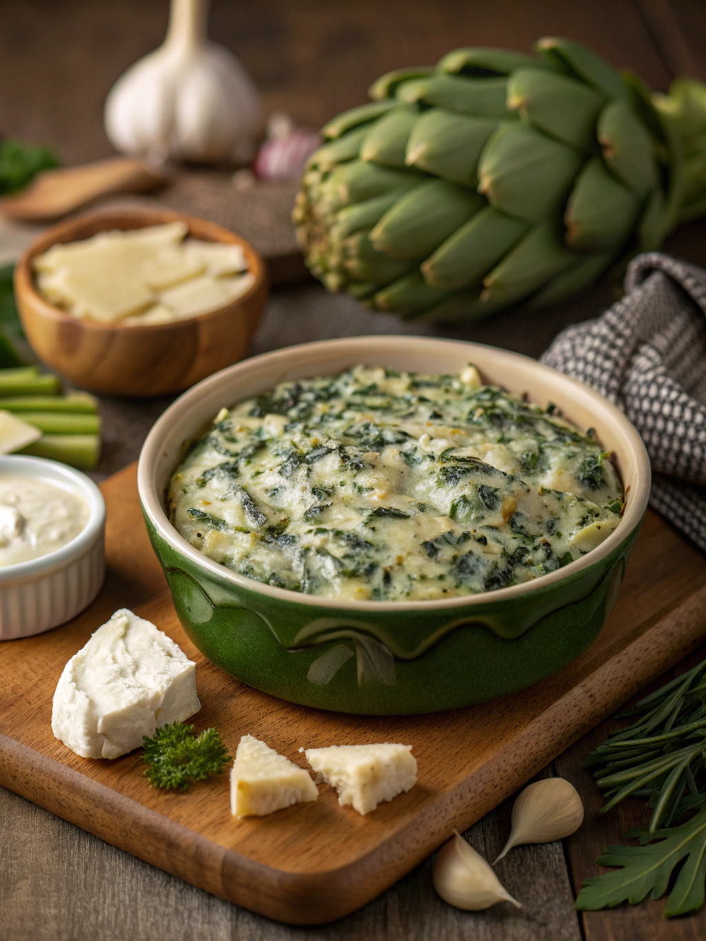 Easy 15-Minute Spinach Artichoke Dip Recipe