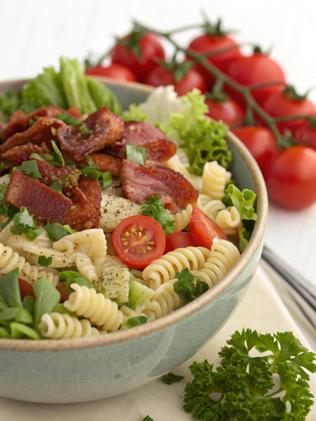 Easy 20-Minute BLT Pasta Salad Recipe