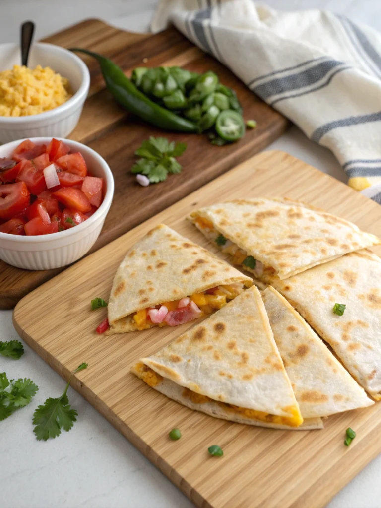 Easy 20-Minute Cheese & Avocado Quesadillas
