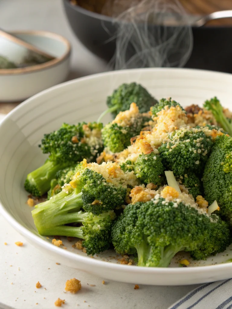 Easy 20-Minute Garlic Parmesan Roasted Broccoli
