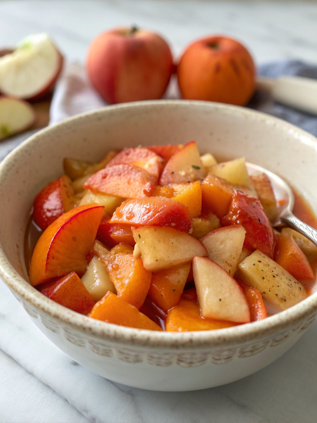 Easy 20-Minute Gingered Apple-Persimmon Compote