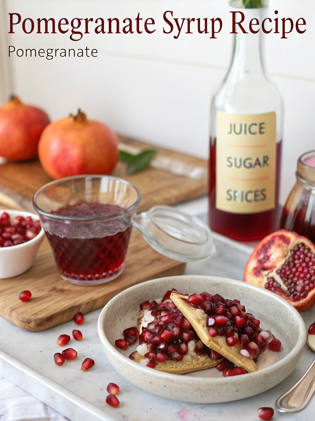 Easy 20-Minute Spiced Pomegranate Syrup Recipe