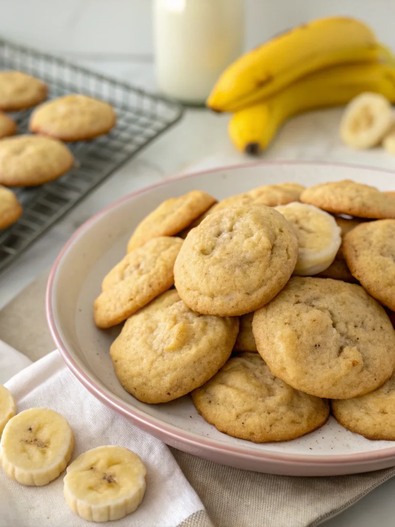 Easy 25-Minute Fluffy Banana Cookies Kids Love