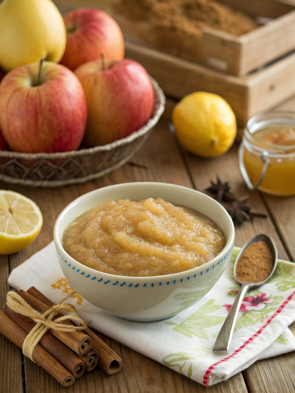 Ingredients for Easy 25-Minute Homemade Applesauce Recipe