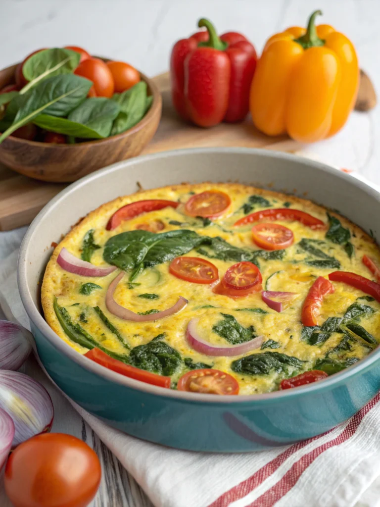 Easy 25-Minute Vegetable Frittata Recipe