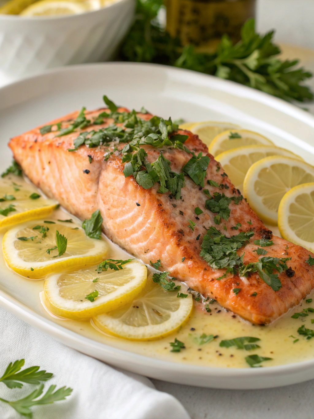 Easy 30-Minute Lemon Butter Salmon & Asparagus