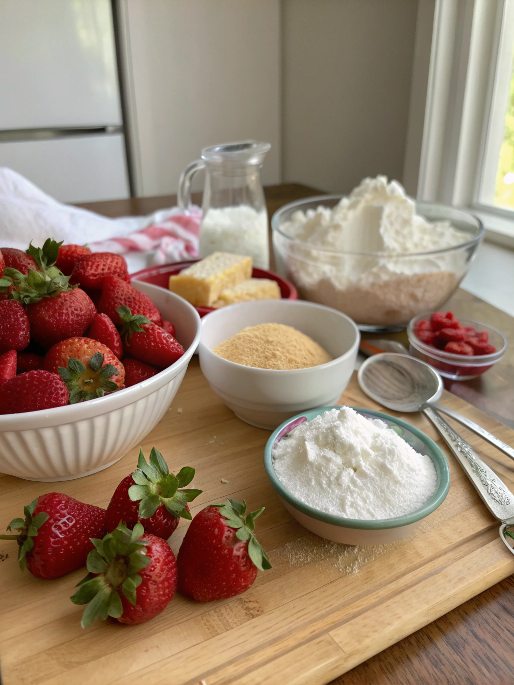 Strawberry Shortcake Ingredients