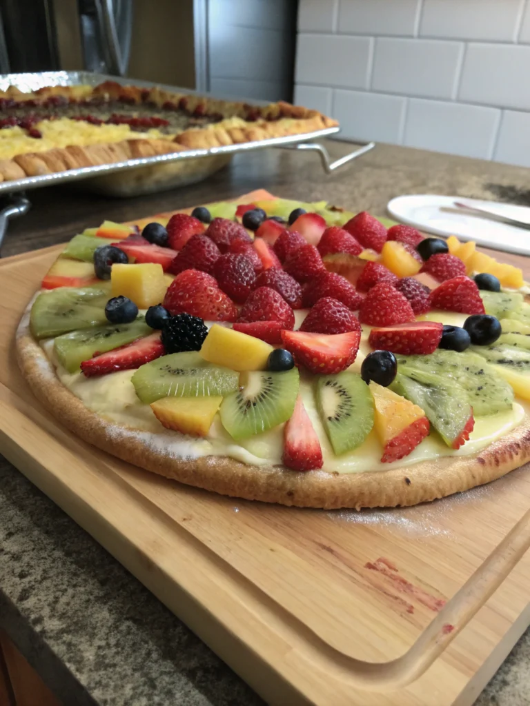 Easy 5-Minute Fruit Pizza Recipe (No-Bake!)