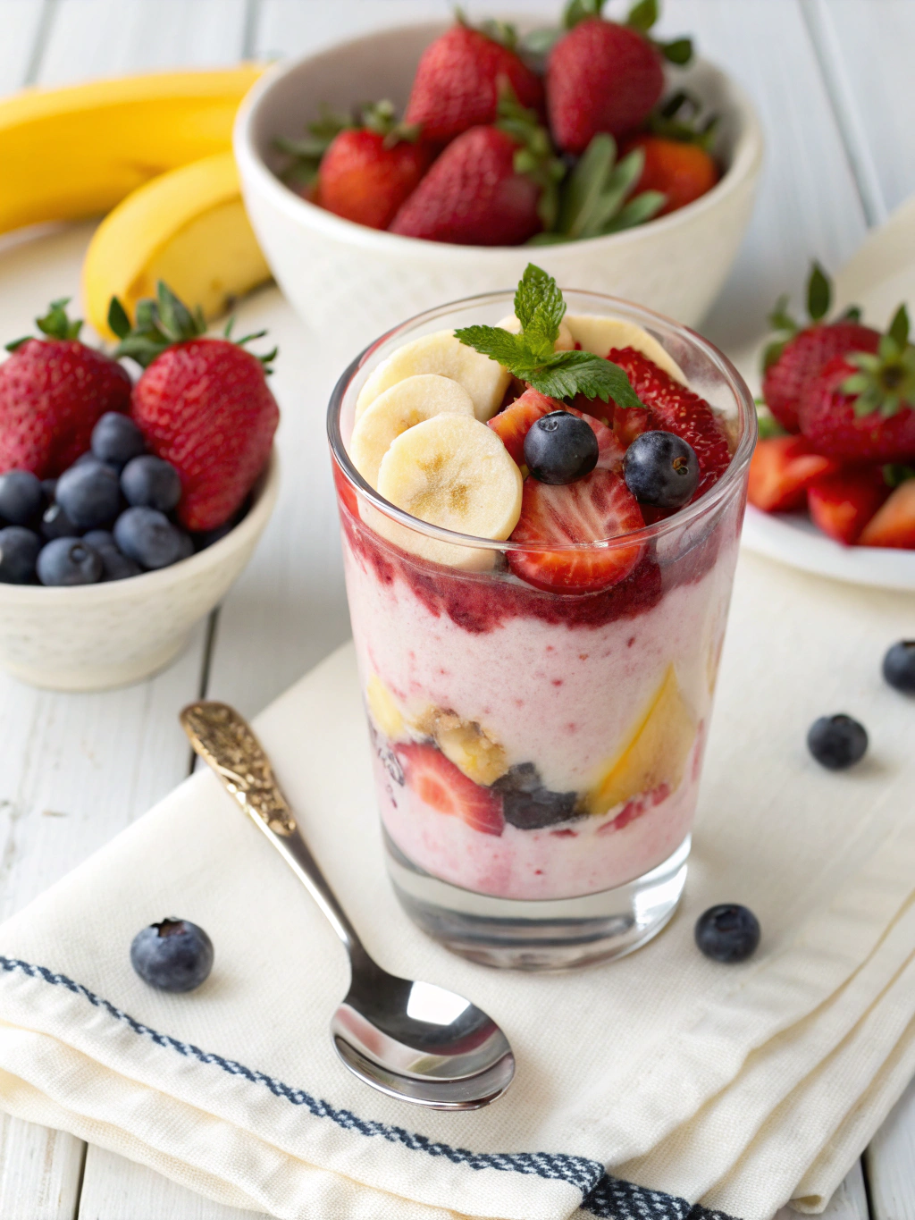 Easy 5-Minute Fruit & Yogurt Smoothie Recipe