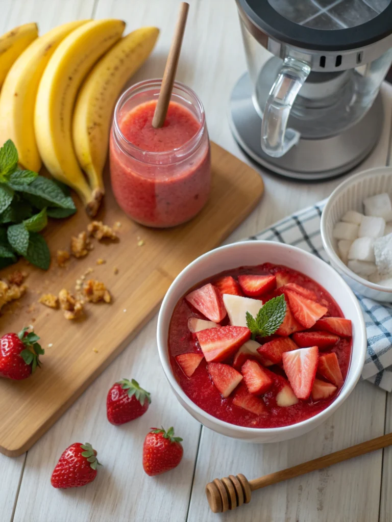 Easy 5-Minute Strawberry Smoothie Recipe