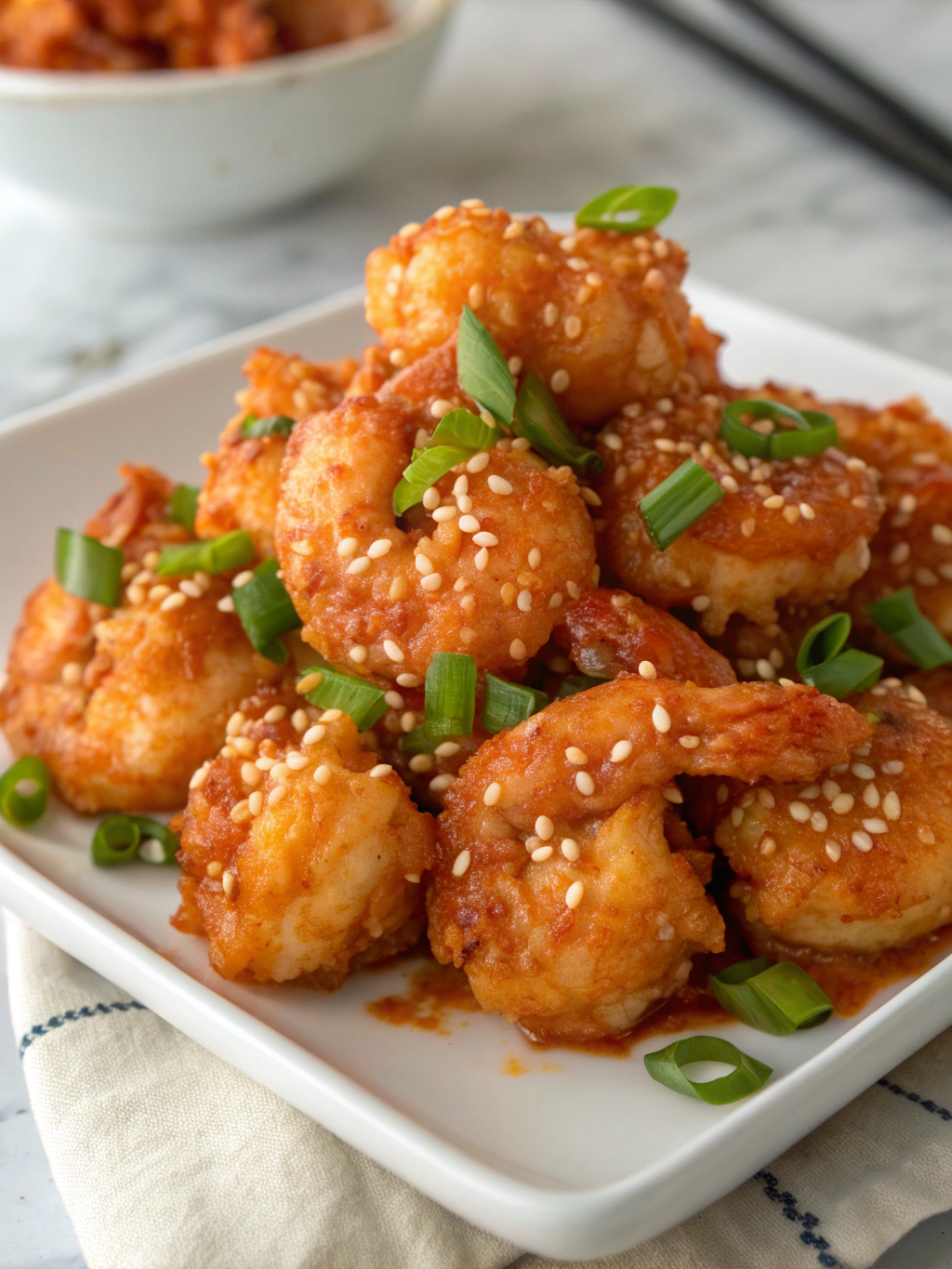 Easy Air Fryer Bang Bang Shrimp in 15 Minutes