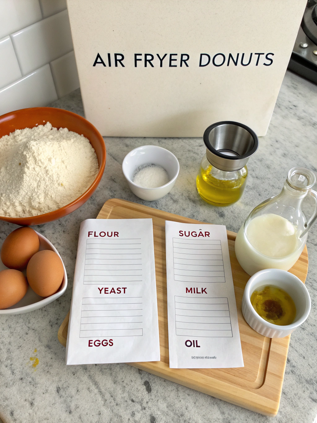 Air Fryer Donuts Ingredients