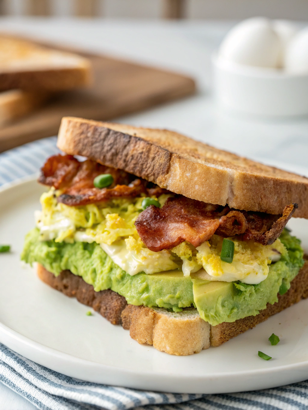 Easy Avocado Breakfast Sandwich in 15 Minutes