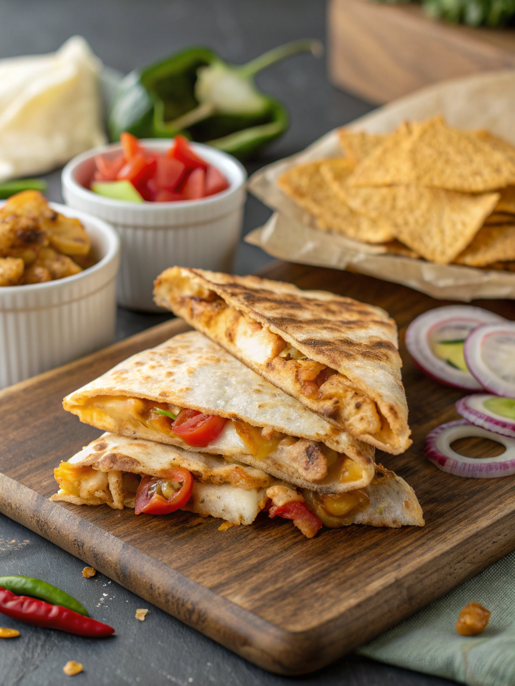Easy BBQ Chicken Quesadillas in 22 Minutes