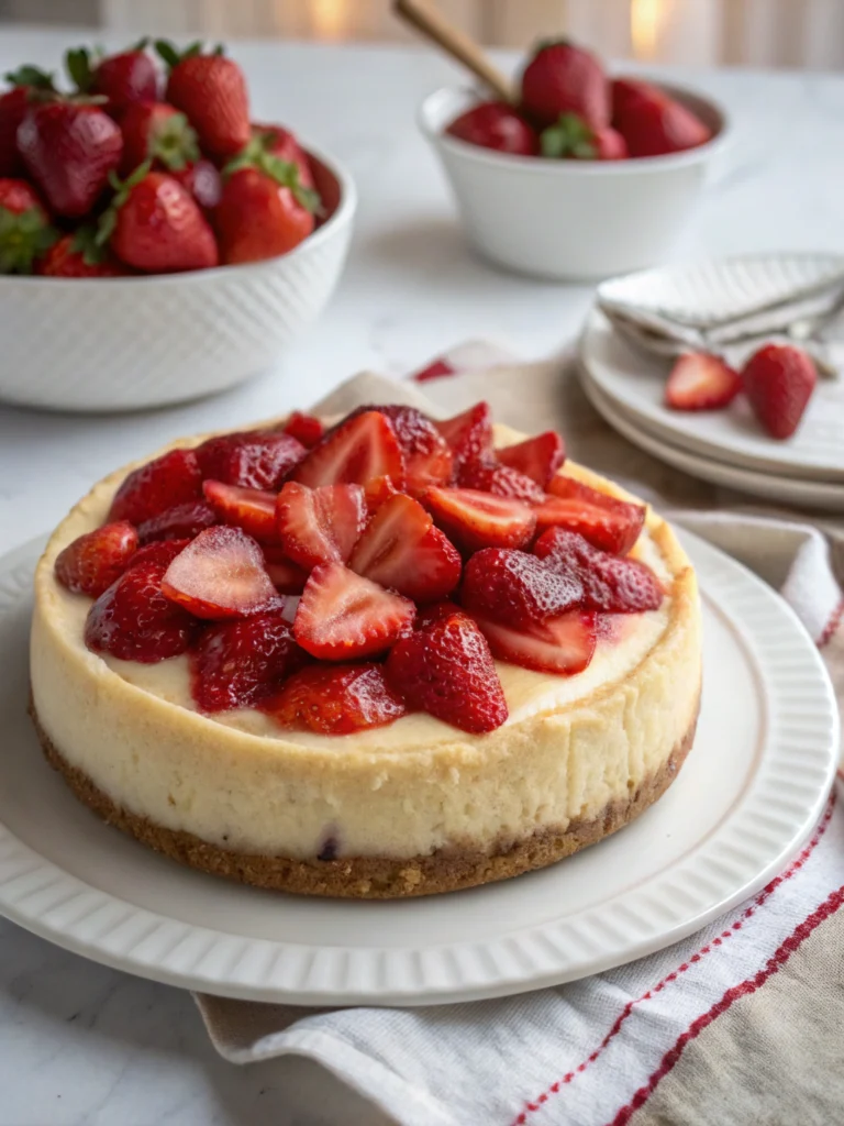 Easy Cheesecake Stuffed Strawberries in 20 Minutes
