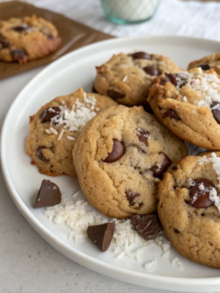 Easy Chococonut Chip Cookies in 20 Minutes