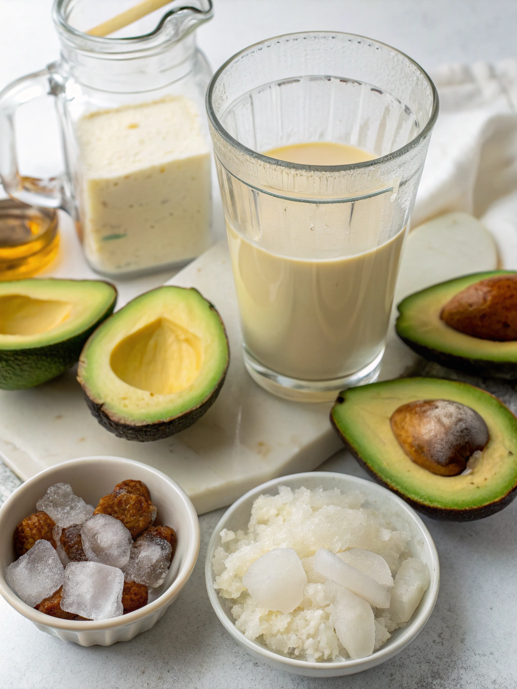 Filipino Avocado Milkshake Ingredients