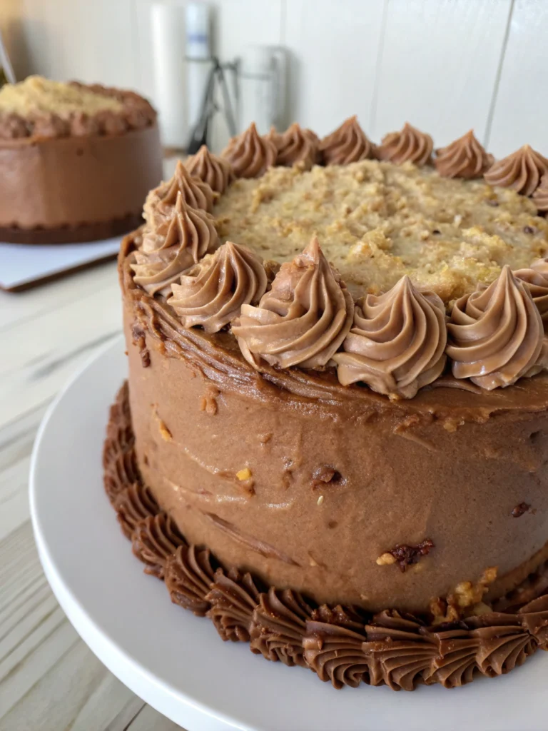 Easy German Chocolate Cake Frosting in 20 Minutes