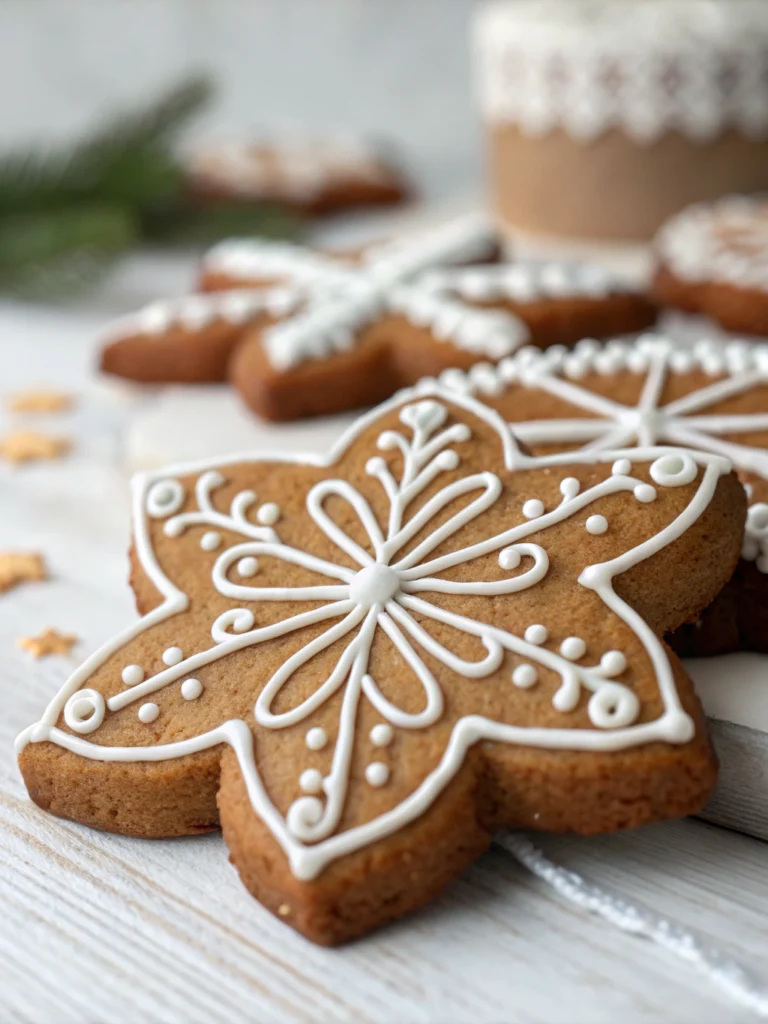 Easy Gingerbread Cookie Frosting (10 Minutes!)