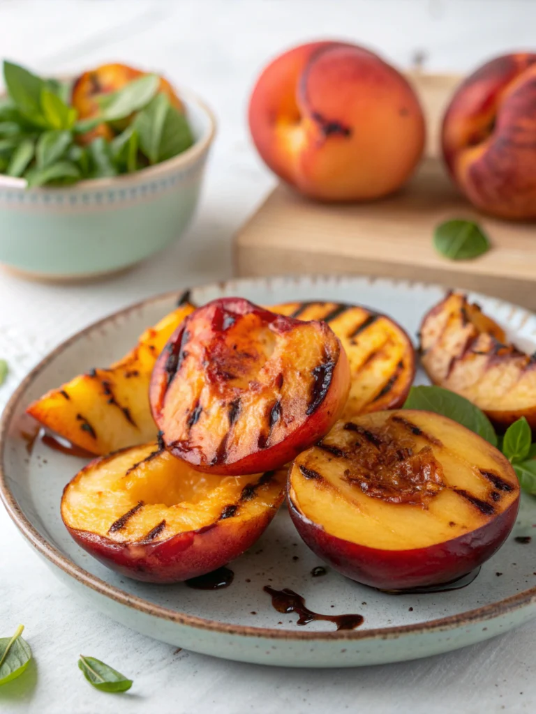 Easy Grilled Nectarines Recipe (10 Minutes!)