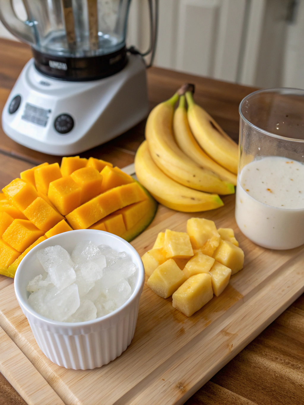 Mango Banana Smoothie Ingredients