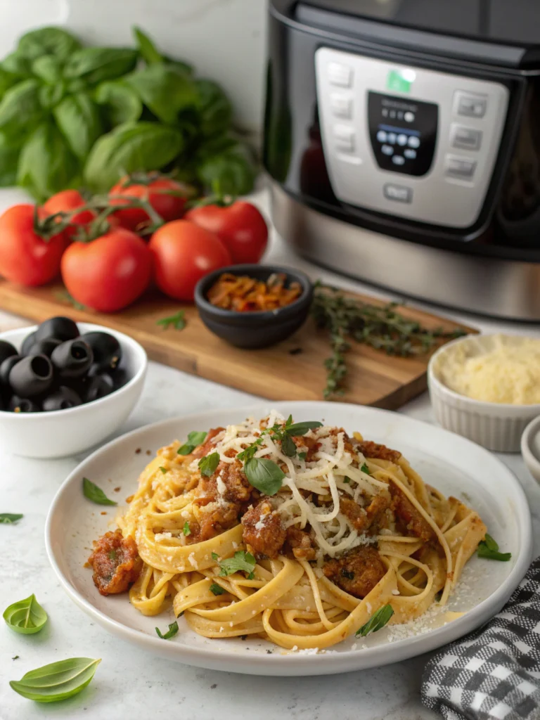 Easy Ninja Foodi Pasta (One Pot, 12 Minutes!)