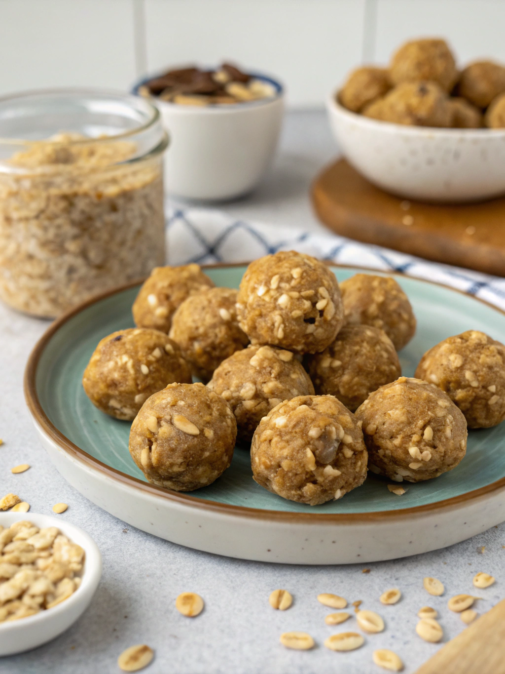 Easy No-Bake Peanut Butter Oat Balls Recipe