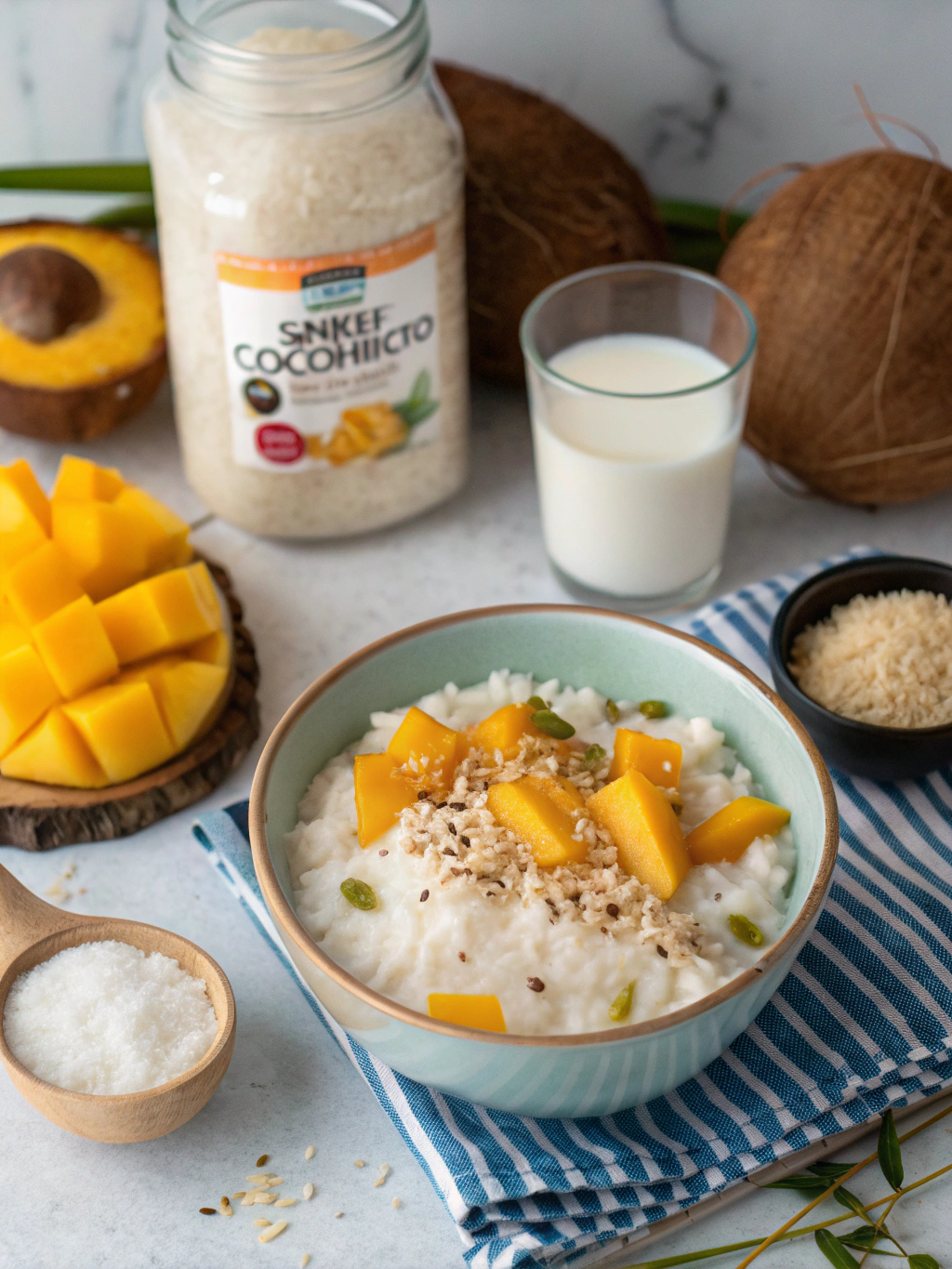 Sweet Coconut Rice Ingredients