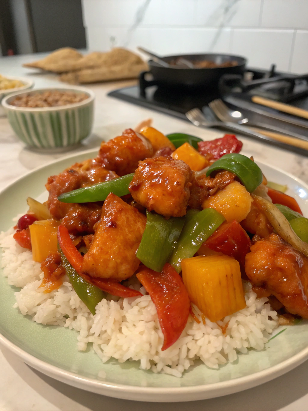 Easy Sweet and Sour Chicken in 25 Minutes