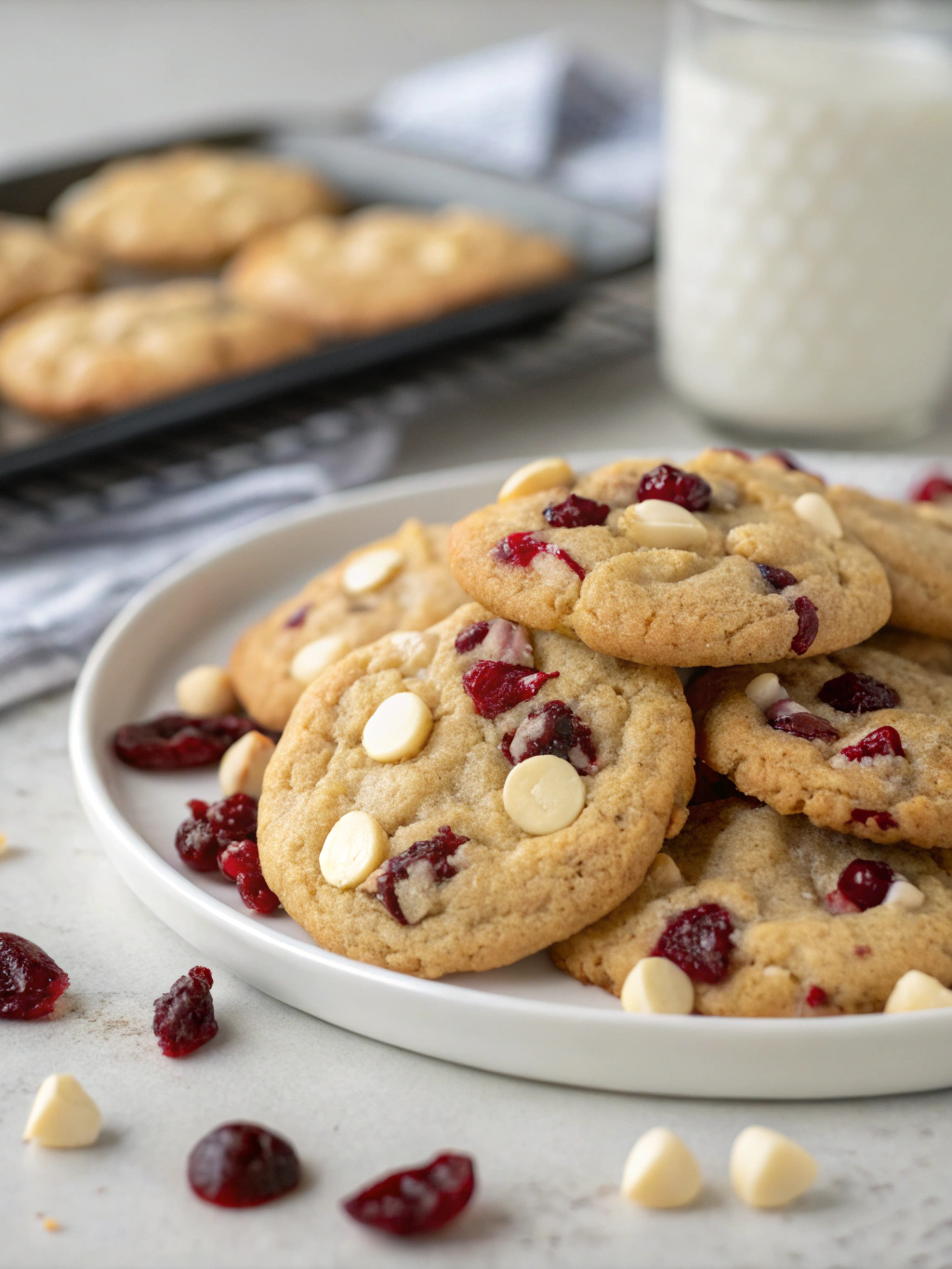 Easy White Chocolate Cranberry Cookies (25 Minutes!)