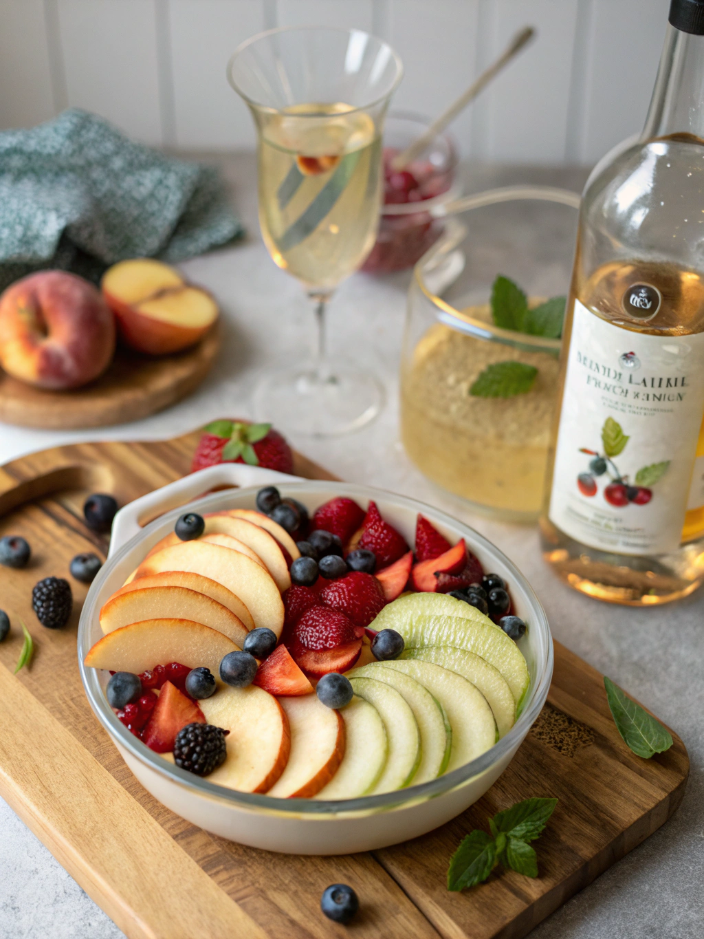 Easy White Sangria with Kiwi in 20 Minutes