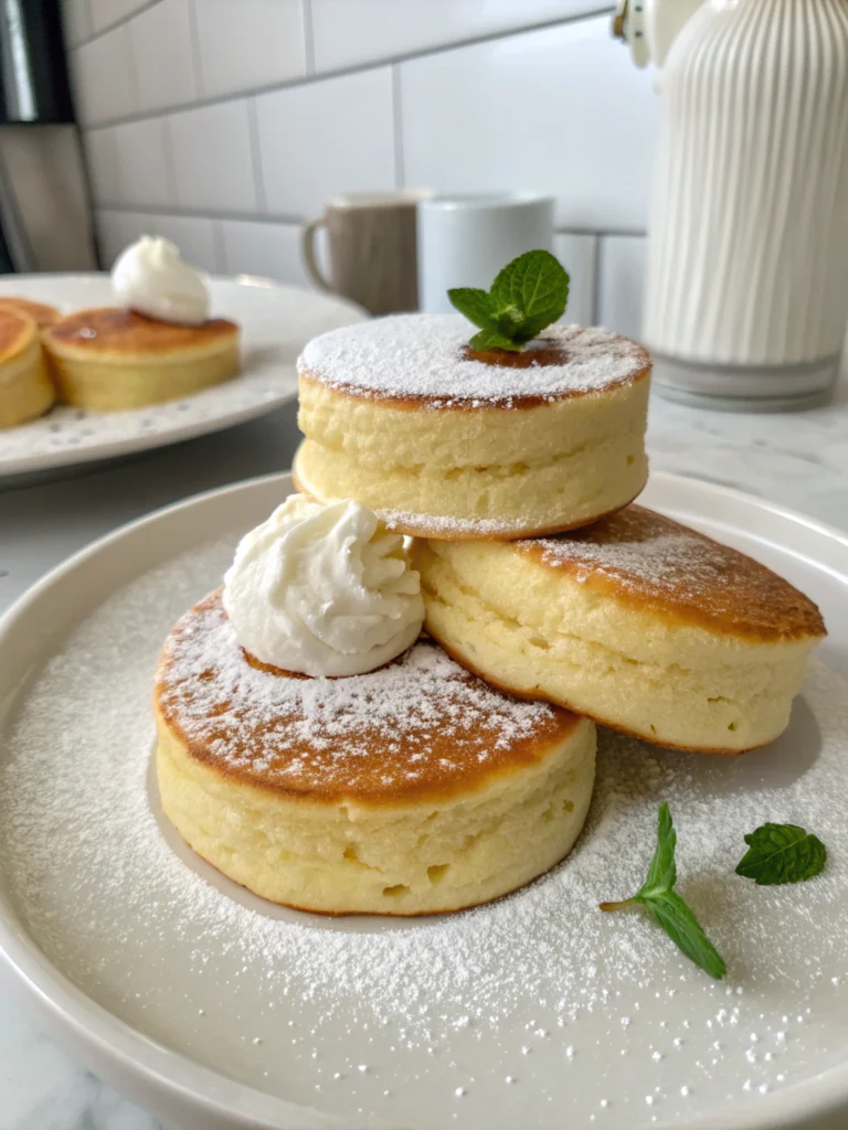Fluffy Japanese Soufflé Pancakes in 15 Minutes