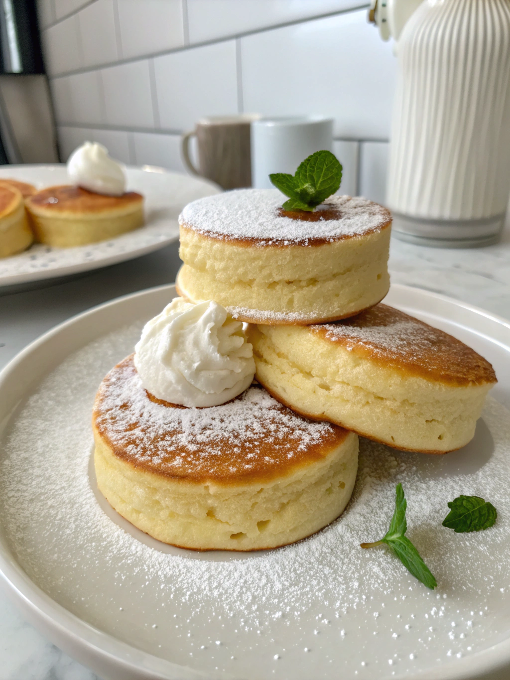 Fluffy Japanese Soufflé Pancakes in 15 Minutes