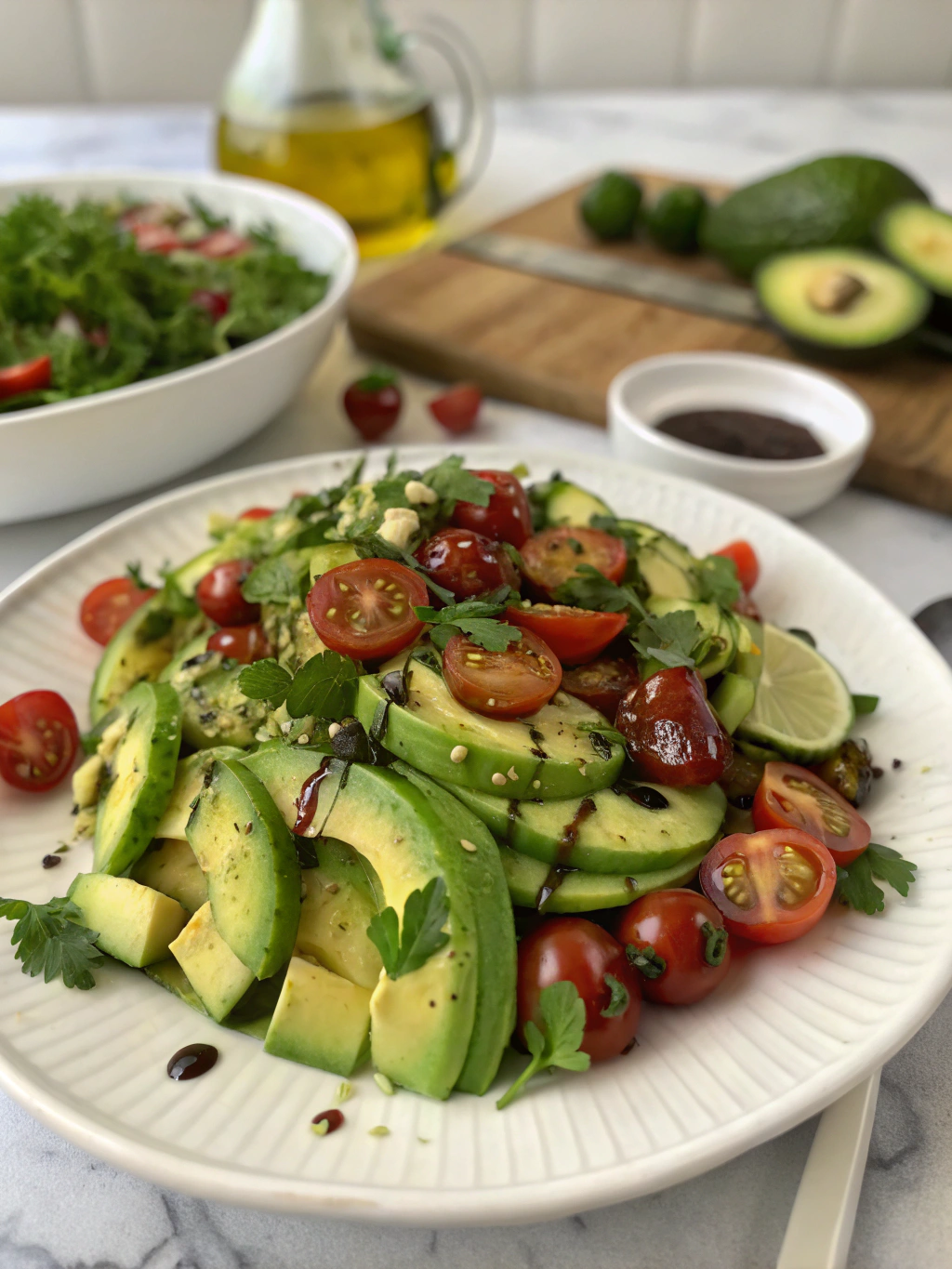 Fresh Avocado Salad Recipe in 10 Minutes