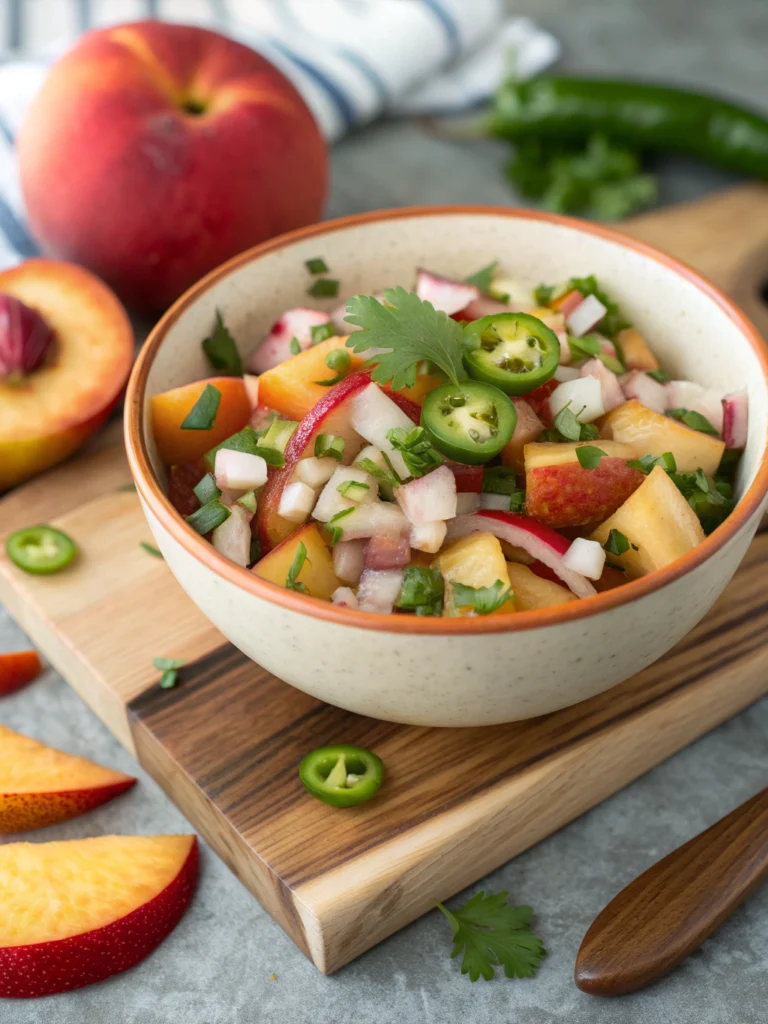 Fresh Nectarine Salsa Recipe in 25 Minutes