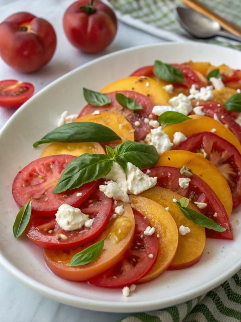 Fresh Summer Nectarine Salad Recipe in 20 Minutes
