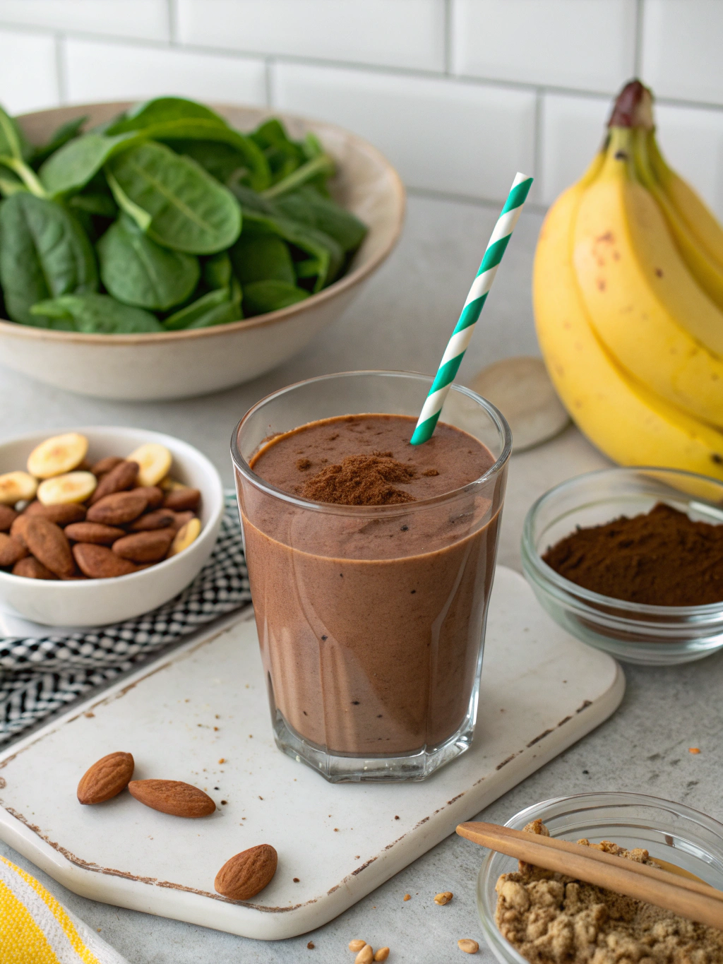 Healthy Chocolate Smoothie in 10 Minutes