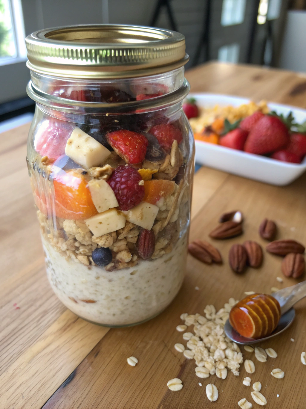 Mason Jar Instant Oatmeal Ingredients